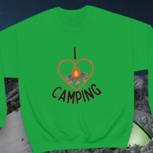 Embrace the Outdoors: The &#8216;I Love Camping&#8217; Sweatshirt
