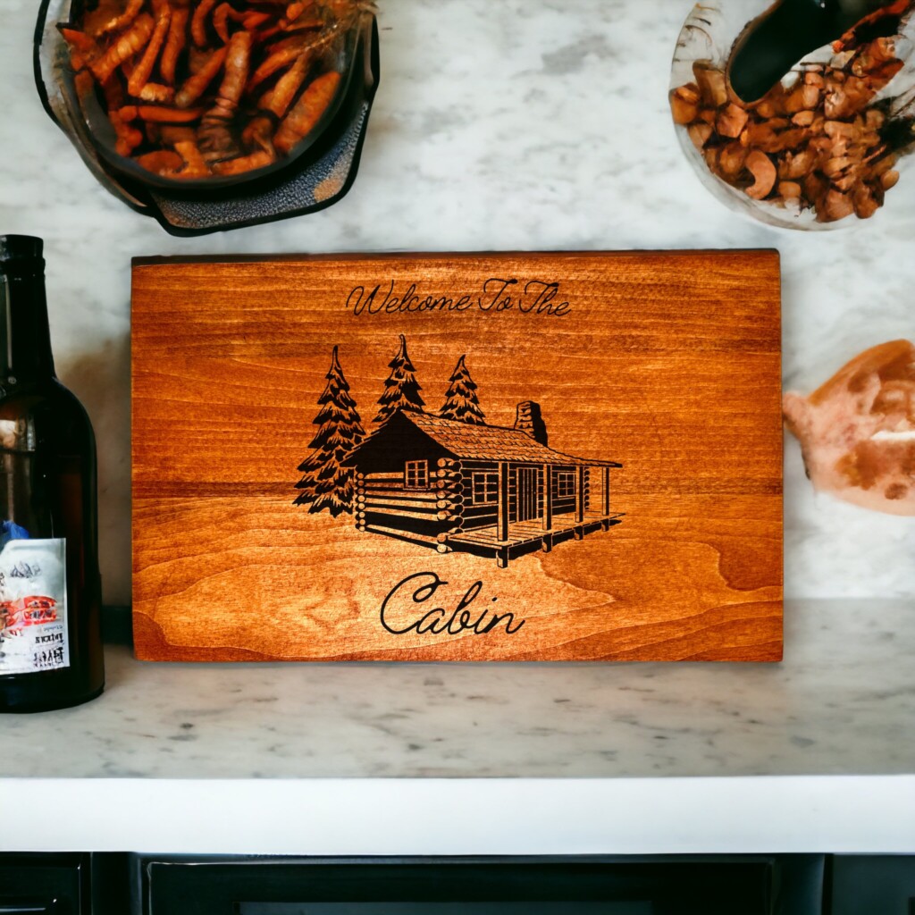 Immerse Yourself in Nature&#8217;s Warm Embrace: &#8220;Welcome to the Cabin&#8221; Home Decor with Custom Wood Signs