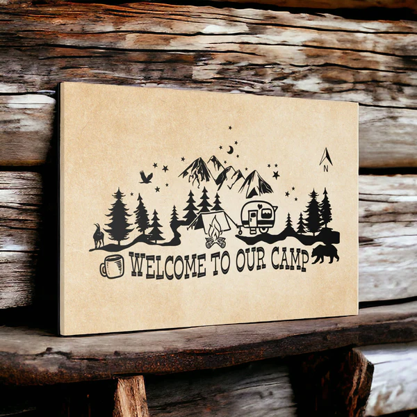 Celebrating the Great Outdoors with Camping-Themed Wall Art