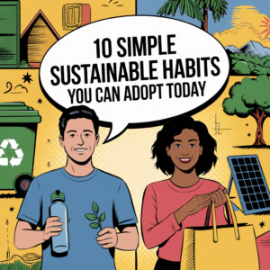 10 Simple Sustainable Habits You Can Adopt Today