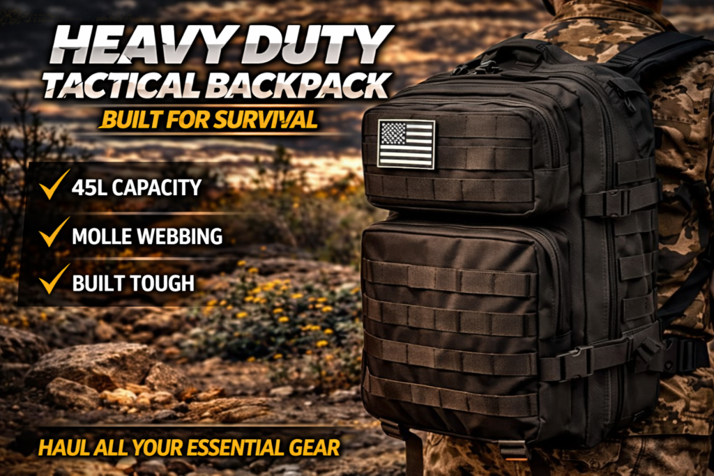 This Tactical Backpack Is Built for Real Survival Use