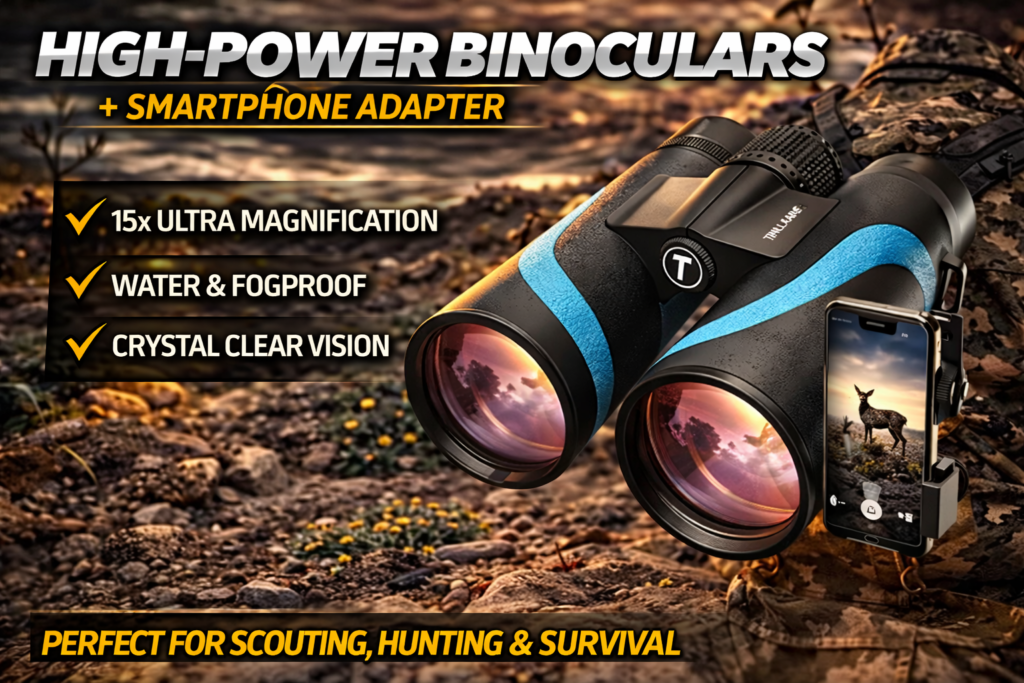 See Farther and Stay Aware With These High-Powered Binoculars