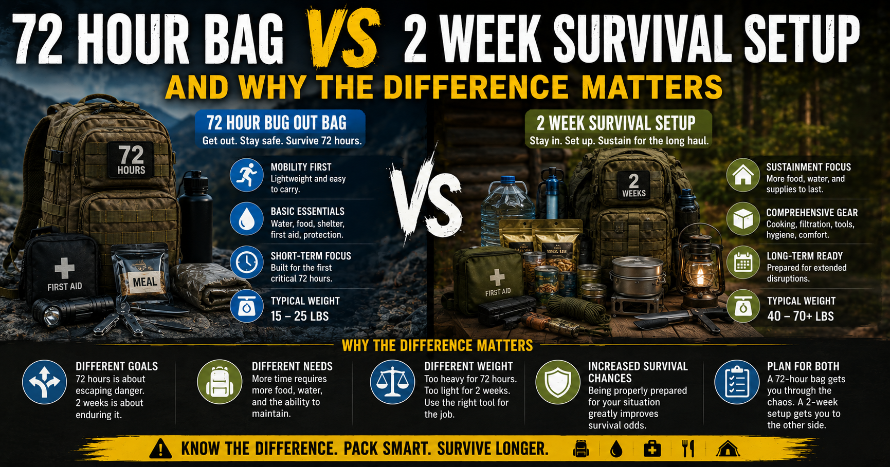 Bug Out Bag Food List: Calories, Meals, and What Actually Works