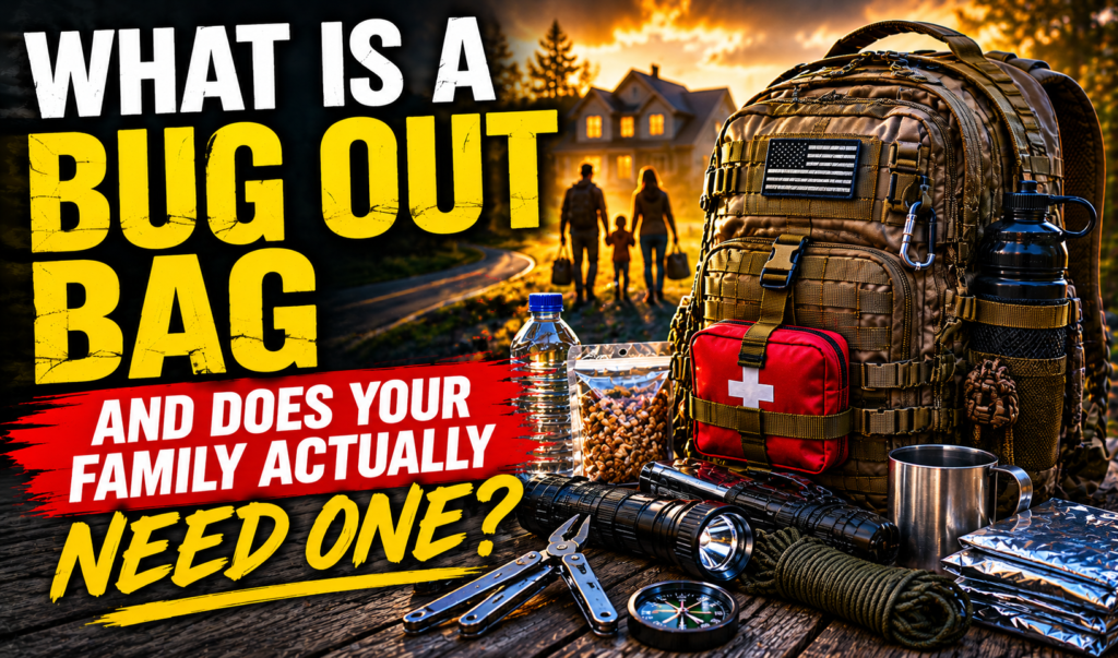 What Is a Bug Out Bag and Does Your Family Actually Need One