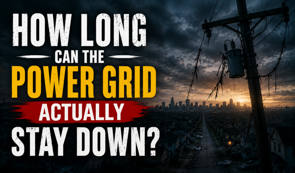 How Long Can the Power Grid Actually Stay Down