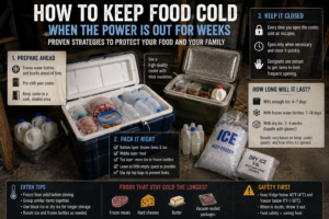 How to Keep Food Cold When the Power Is Out for Weeks