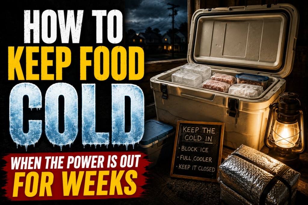 How to Keep Food Cold When the Power Is Out for Weeks