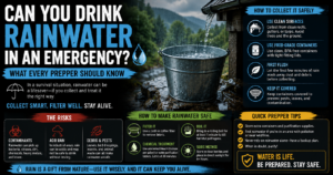 Can You Drink Rainwater in an Emergency? What Every Prepper Should Know
