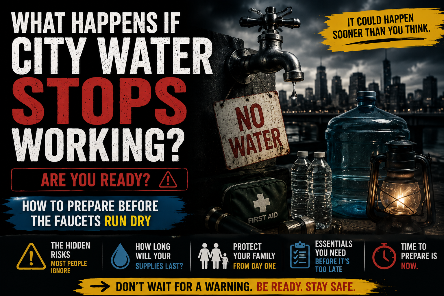 Water Storage Mistakes That Could Leave Your Family Unprepared