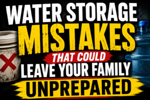 Water Storage Mistakes That Could Leave Your Family Unprepared