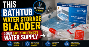 This Bathtub Water Storage Bladder Could Save Your Family’s Water Supply