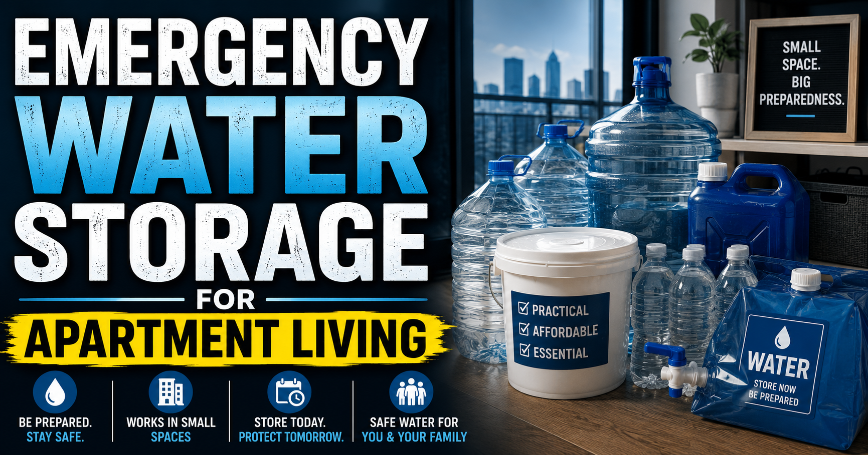 Emergency Water Storage for Apartment Living