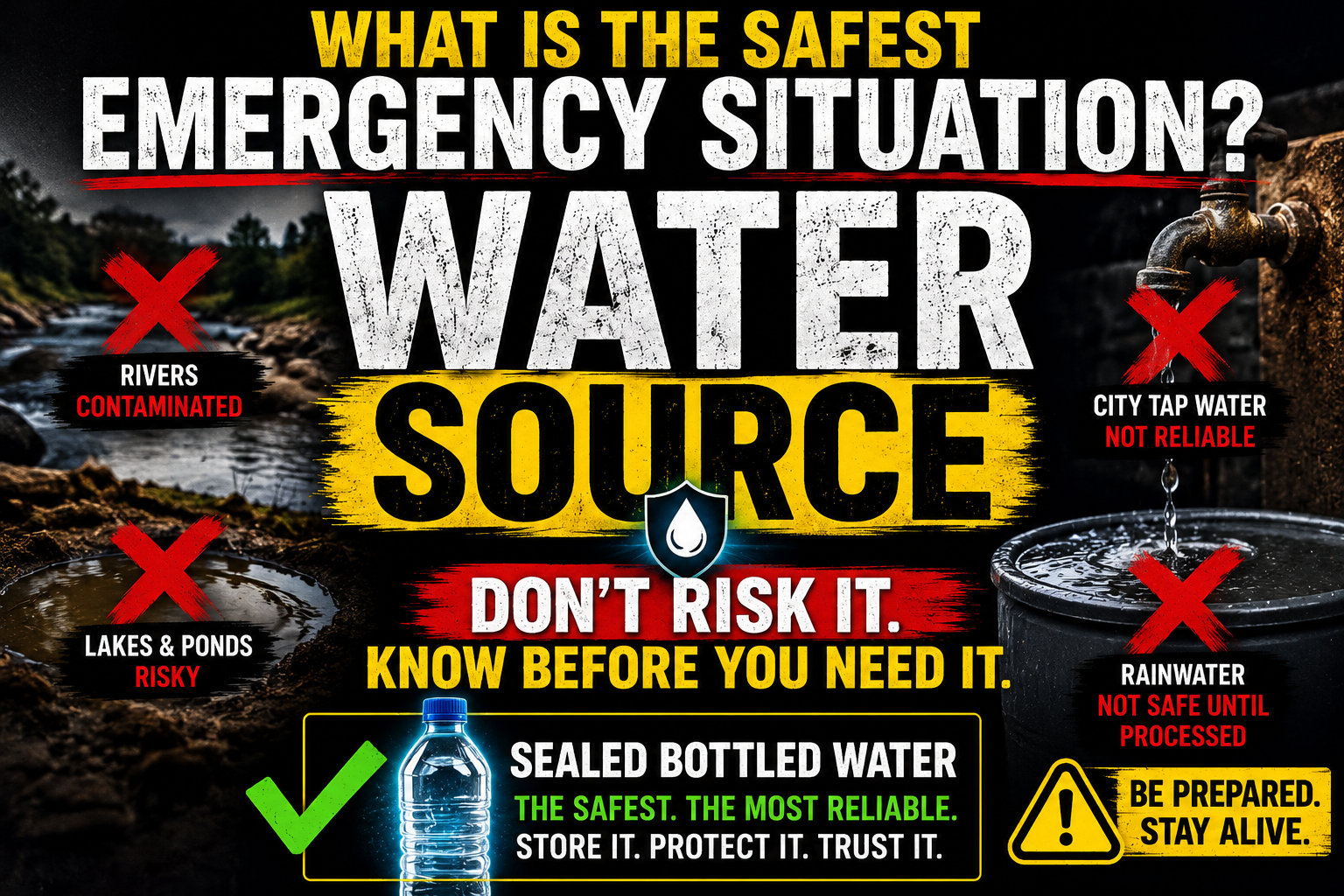 What Is the Safest Water Source During an Emergency?
