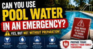 Can You Use Pool Water in an Emergency?