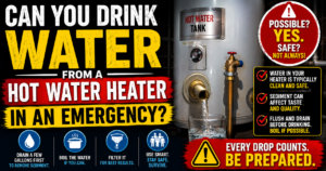 Can You Drink Water From a Hot Water Heater in an Emergency?