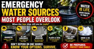 Emergency Water Sources Most People Overlook