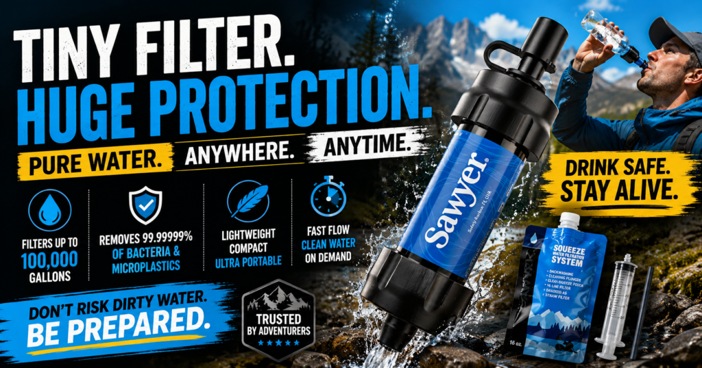 This Tiny Water Filter Could Save Your Life in an Emergency
