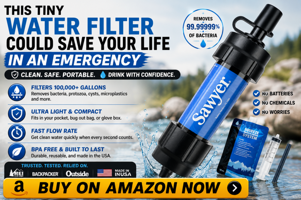 This Tiny Water Filter Could Save Your Life in an Emergency