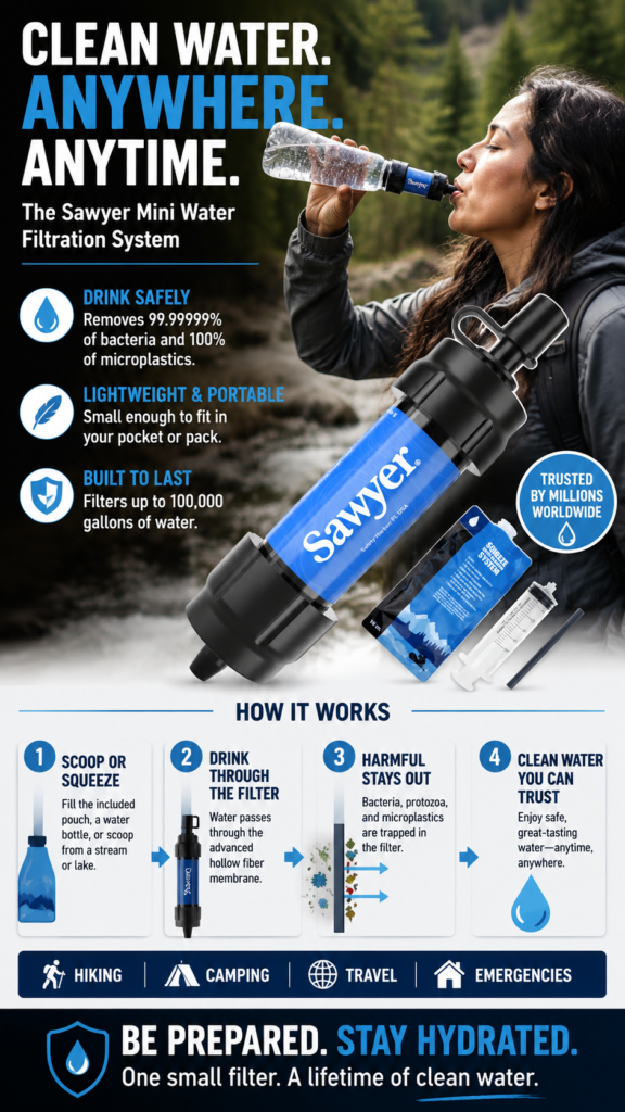 This Tiny Water Filter Could Save Your Life in an Emergency
