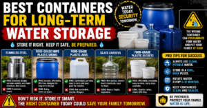 Best Containers for Long-Term Water Storage
