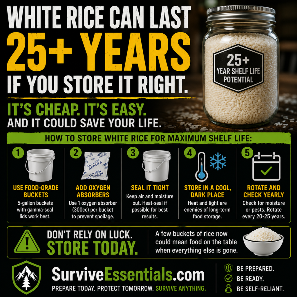 Can White Rice Really Last 25 Years? Here’s the Truth