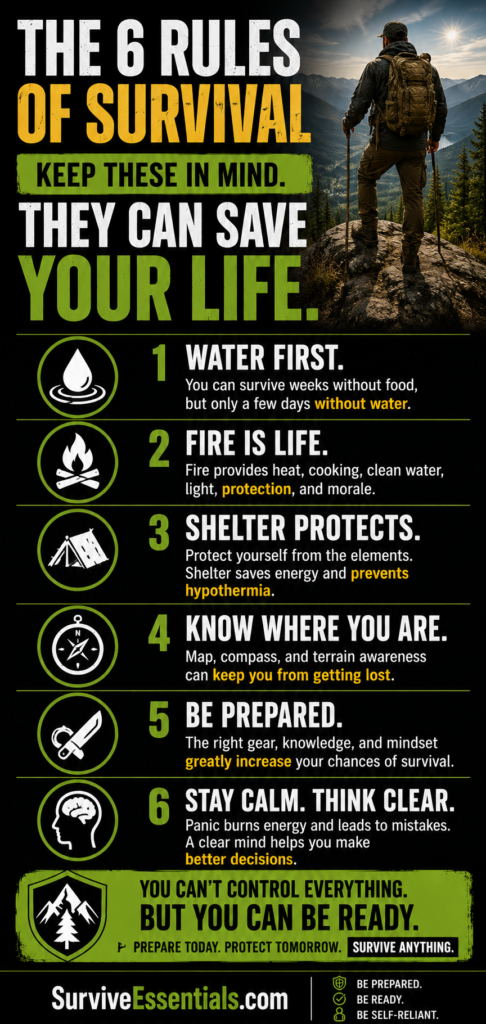 The 6 Survival Rules That Could Save Your Life One Day