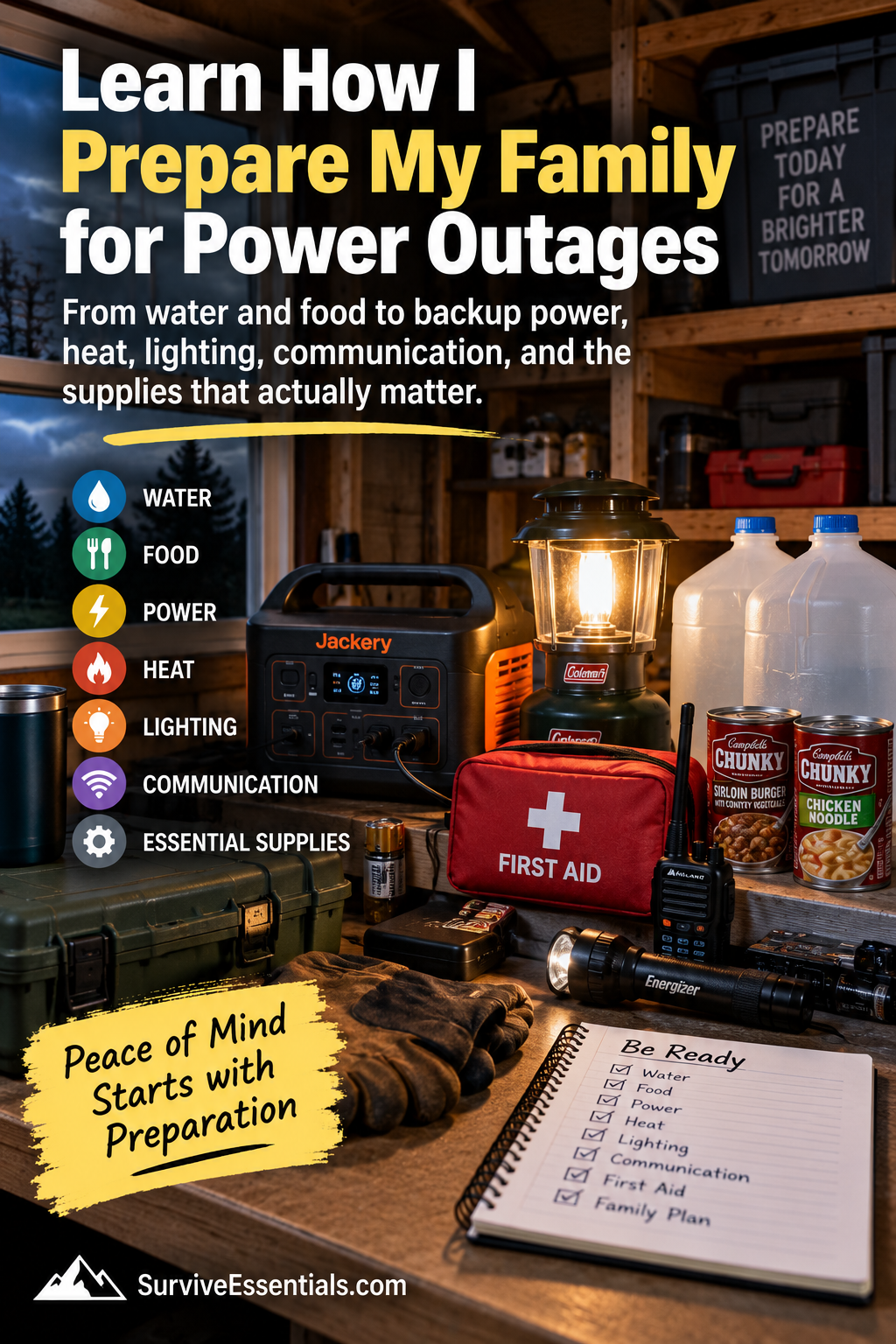 Power Outage Preparedness: How I Prepare for a Long Blackout