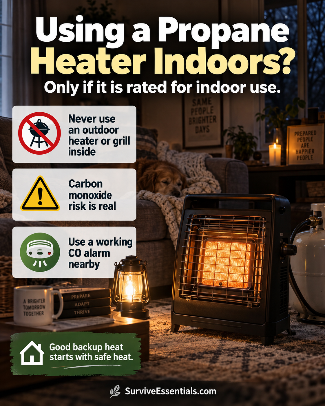 Can I Use a Propane Heater Indoors During a Power Outage?