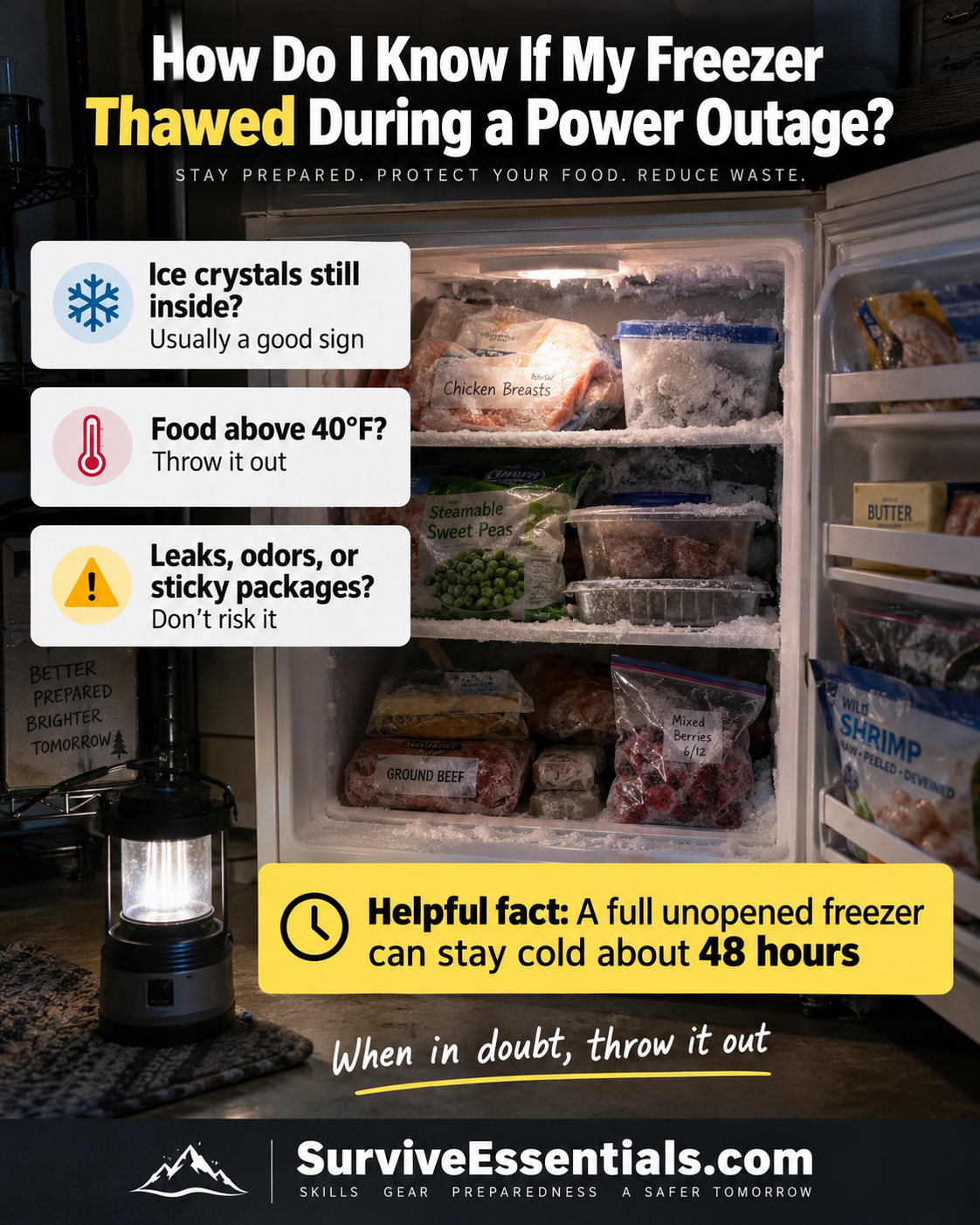 How Do I Know If My Freezer Thawed During a Power Outage?