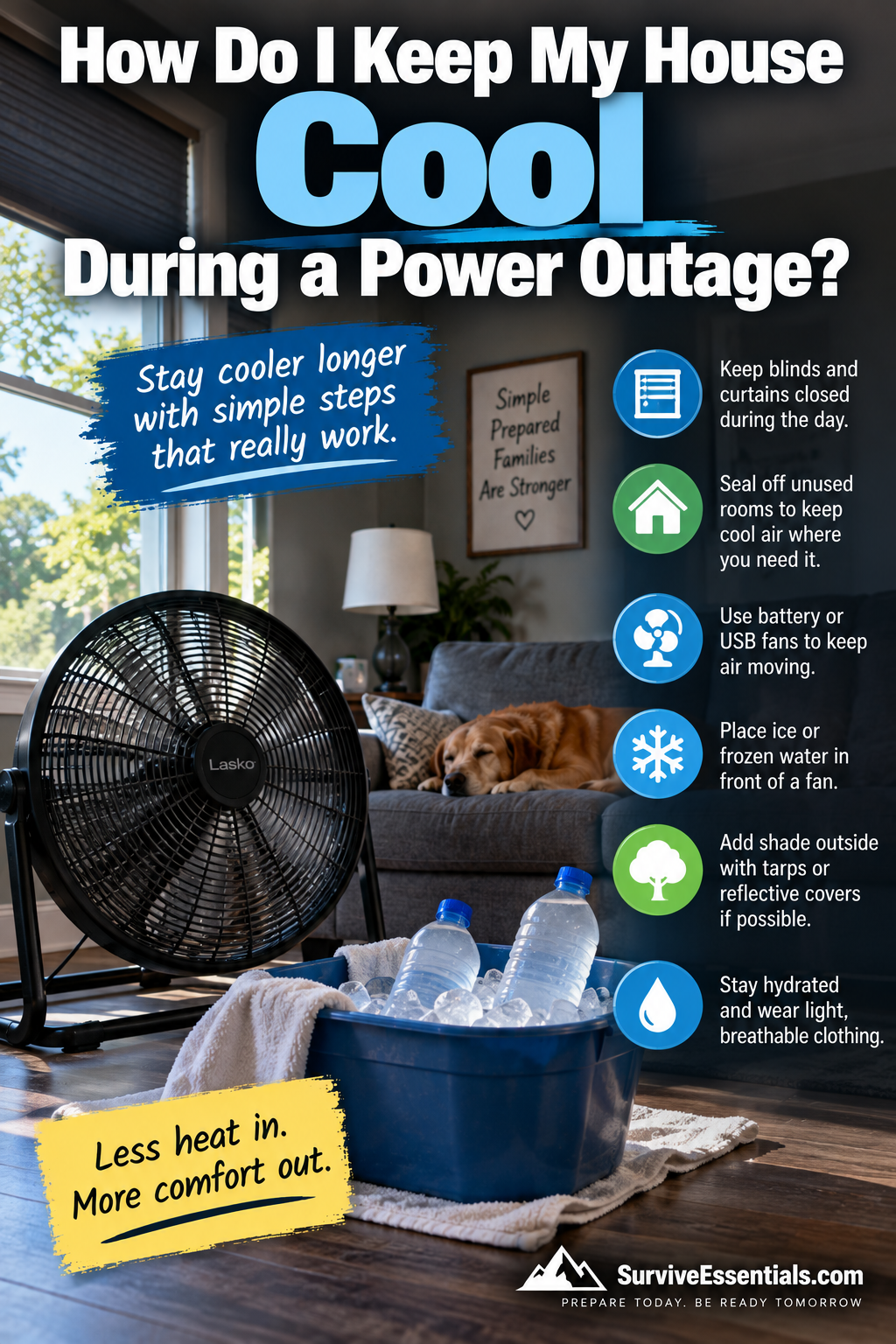How Do I Keep My House Cool During a Power Outage?