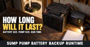 How Long Will a Battery Backup Run a Sump Pump?