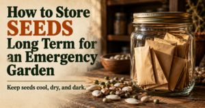 How to Store Seeds Long Term for an Emergency Garden