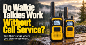 Do Walkie Talkies Work Without Cell Service?