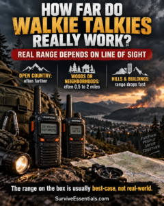 How Far Do Walkie Talkies Actually Work in an Emergency?